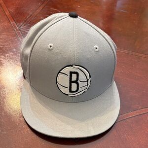 Mitchell & Ness Gray Cap with Black Embroidery